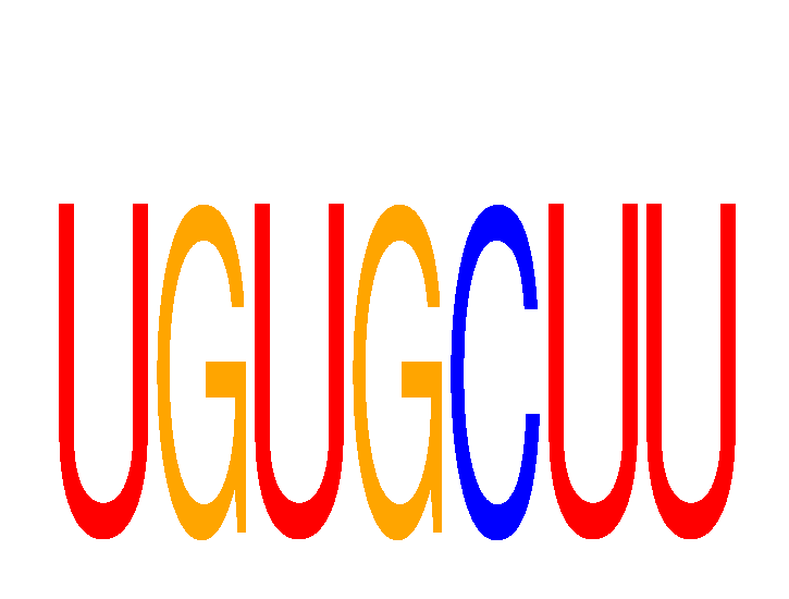 SeqLogo of UGUGCUU