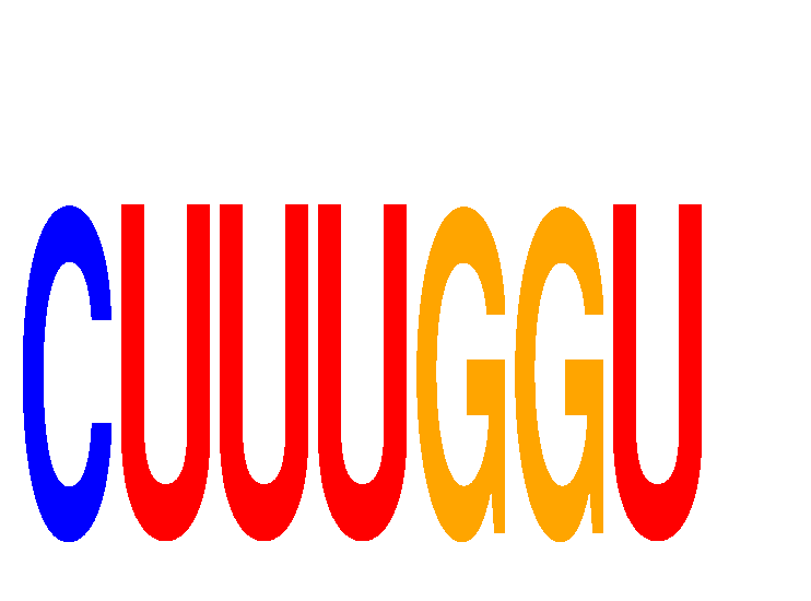 SeqLogo of CUUUGGU